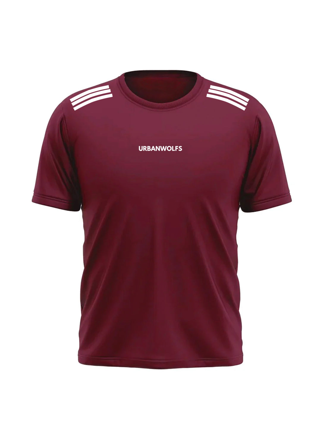 Men's Imported  Mesh Dry-Fit Maroon Tees