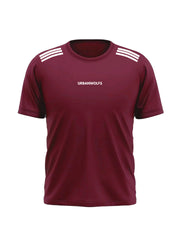 Men's Imported  Mesh Dry-Fit Maroon Tees