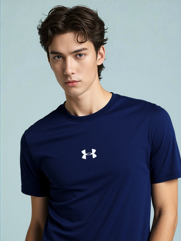 Men's Under Imported Mesh Dry-Fit Navy Tees
