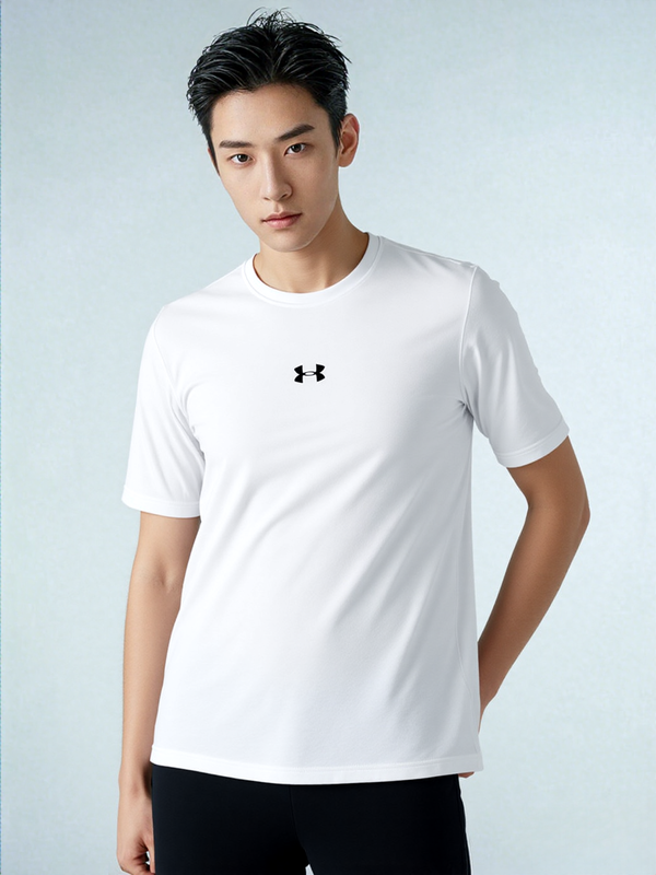 Men's Under Imported Mesh Dry-Fit White Tees