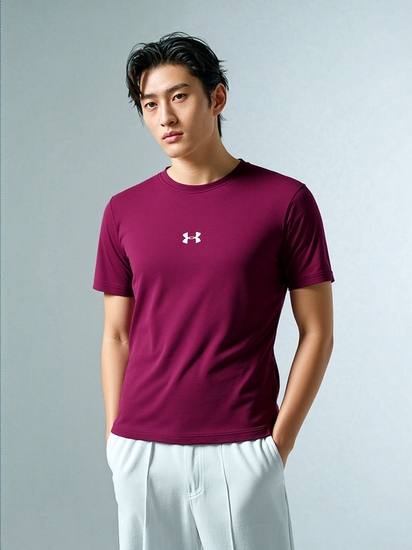 Men's Under Imported Mesh Dry-Fit Maroon Tees