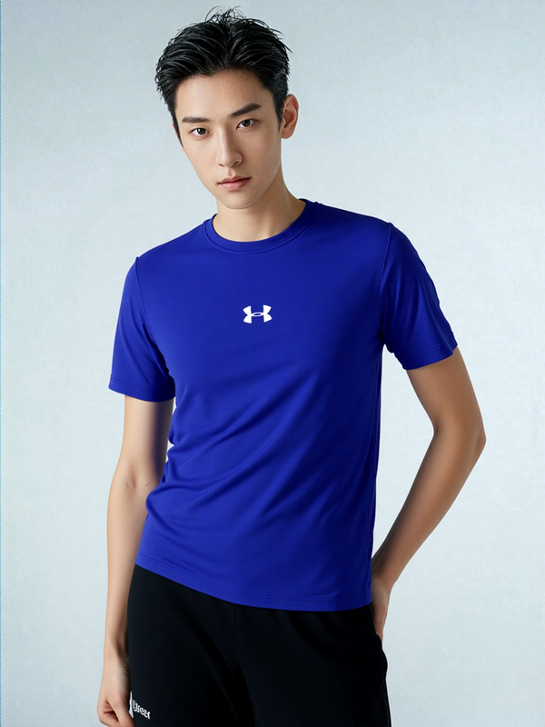 Men's Under Imported Mesh Dry-Fit Blue Tees